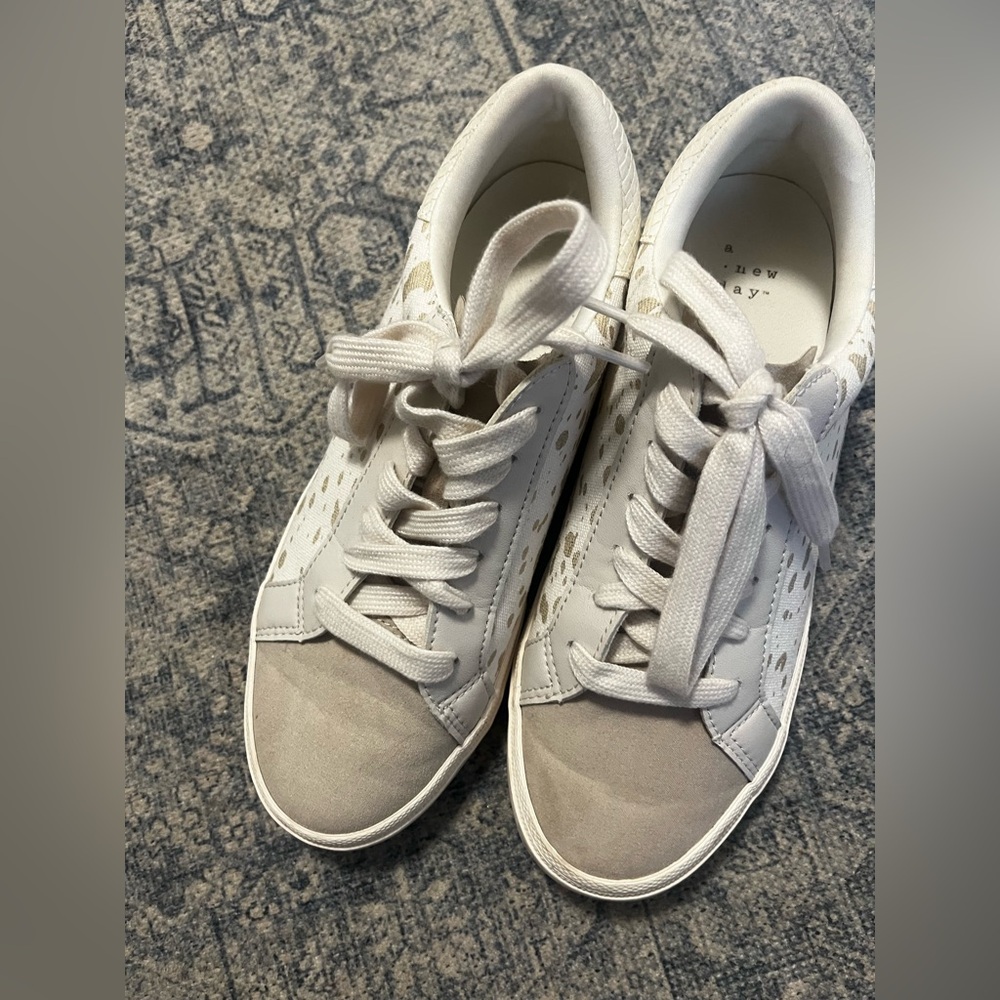 Gold fleck sneakers
